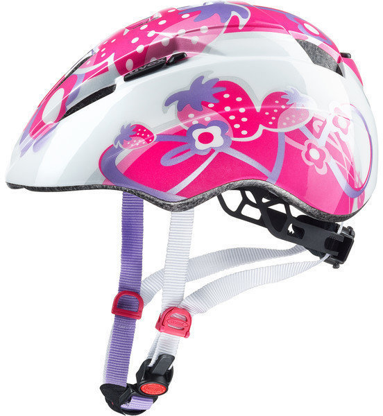 Dětská cyklistická helma UVEX Kid 2 Pink Strawberry 46-52 Dětská cyklistická helma