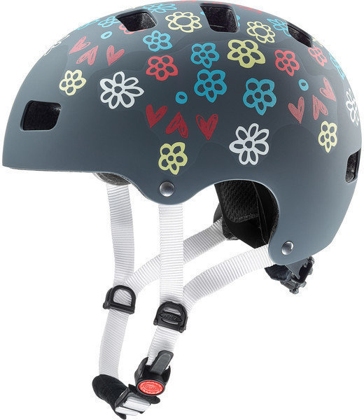 Dětská cyklistická helma UVEX Kid 3 CC Šedá 51-55 Dětská cyklistická helma