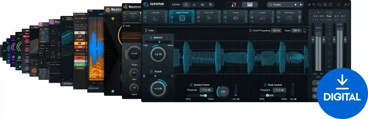 Software Plug-In FX-processor iZotope Music Production Suite 9 (Digitalt produkt)