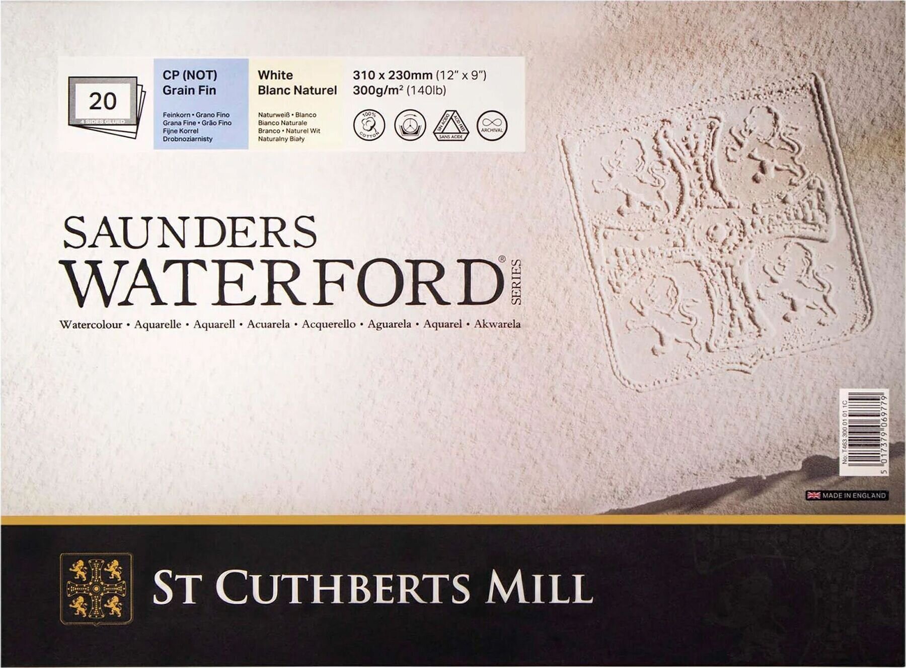 Sketchbook St Cuthberts Mill Saunders Waterford C.P. Sketchbook 20 31 x 23 cm 300 g White