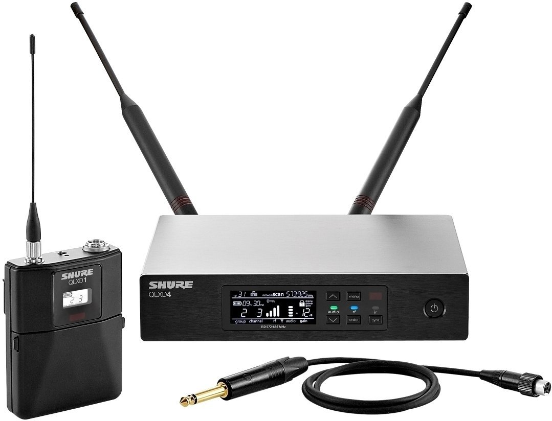 Wireless System for Guitar / Bass Shure QLXD14E G51: 470-534 MHz