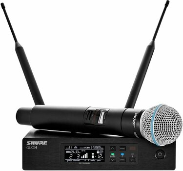 Kézi mikrofonszett Shure QLXD24E/B58 H51: 534-598 MHz - 1