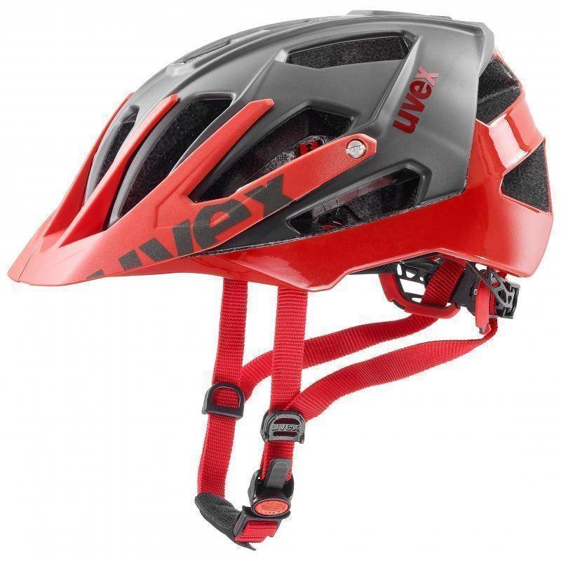 Bike Helmet UVEX Quatro Grey-Red 56-61 Bike Helmet