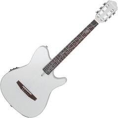 Eelvõimendiga klassikaline kitarr Ibanez TOD10N-SMF 4/4 Silver Metallic Flat Eelvõimendiga klassikaline kitarr