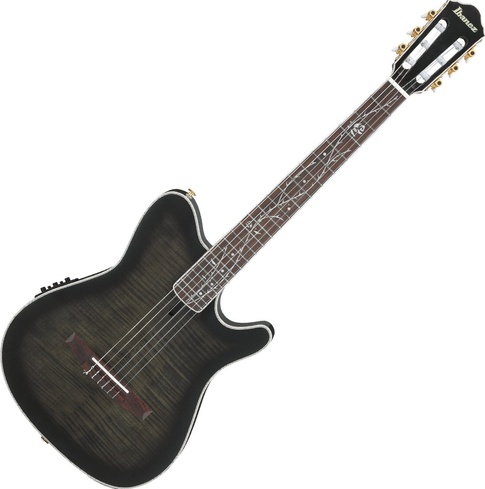 Eelvõimendiga klassikaline kitarr Ibanez TOD20FMN-BFL 4/4 Black Burst Fade Low Gloss Eelvõimendiga klassikaline kitarr