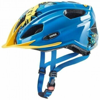 Kid Bike Helmet UVEX Quatro Junior Blue/Yellow 50-55 Kid Bike Helmet - 1
