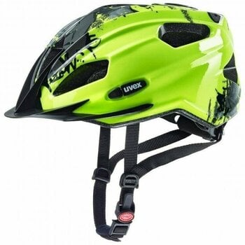 Otroška kolesarska čelada UVEX Quatro Junior Neon Yellow/Black 50-55 Otroška kolesarska čelada - 1