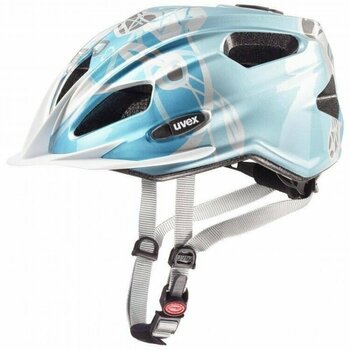 Kid Bike Helmet UVEX Quatro Junior Light Blue/Silver 50-55 Kid Bike Helmet - 1
