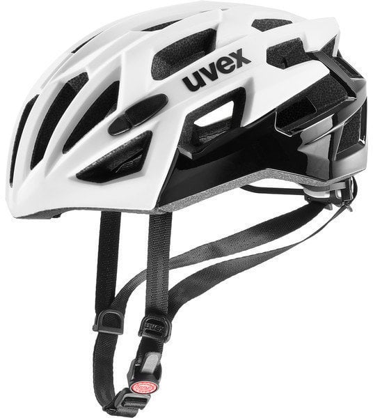 Casco de bicicleta UVEX Race 7 White/Black 51-55 Casco de bicicleta