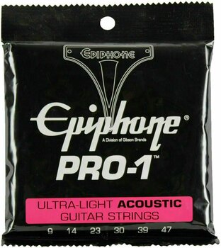 Struny do gitary akustycznej Epiphone Pro-1 Ultra-Light Acoustic Strings - 1