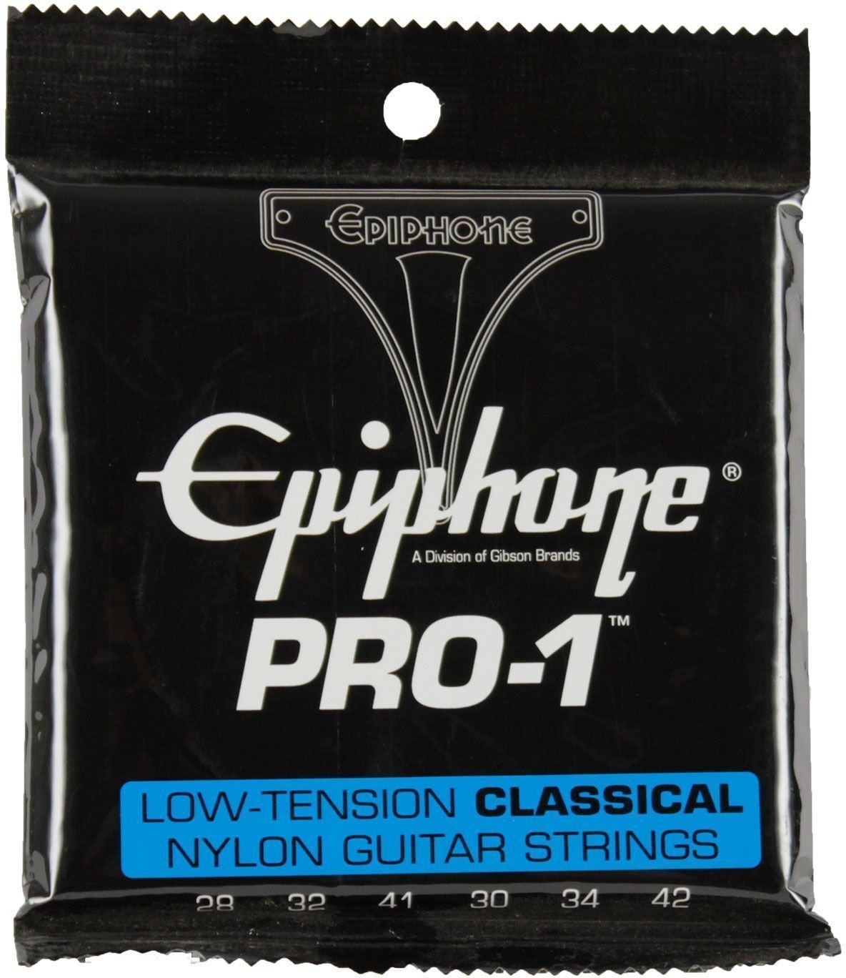 Cordas de nylon Epiphone Pro-1 Ultra-Light Classical Strings