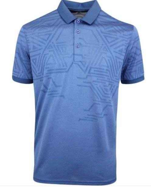 Camisa pólo Galvin Green Merell Ventil8 Mens Polo Shirt Ensign Blue M