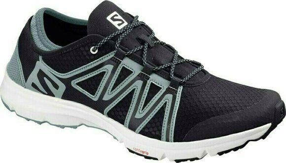 Mens Outdoor Shoes Salomon Crossamphibian Swift 2 Black/Lead/White 45 1/3 Mens Outdoor Shoes - 1