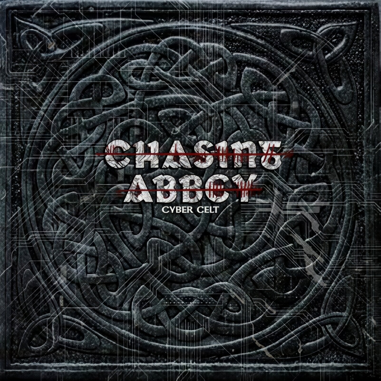 Disque vinyle Chasing Abbey - Cyber Celt (Limited Edition) (Green/Black Marble Coloured) (LP)