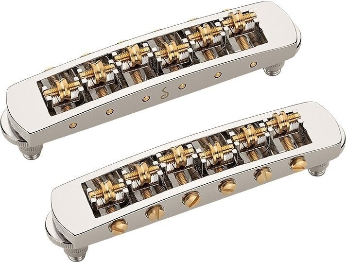 Gitaar brug Schaller STM non-reverse, M5 Nickel Gitaar brug