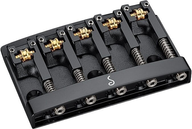 Vervangende brug voor basgitaar Schaller 3D-5 3mm Black Vervangende brug voor basgitaar