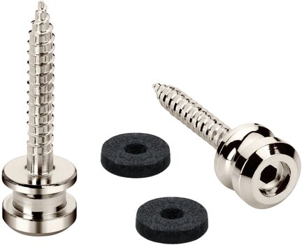 Strap Lock Schaller Button S-Lock L Nickel Strap Lock - 1