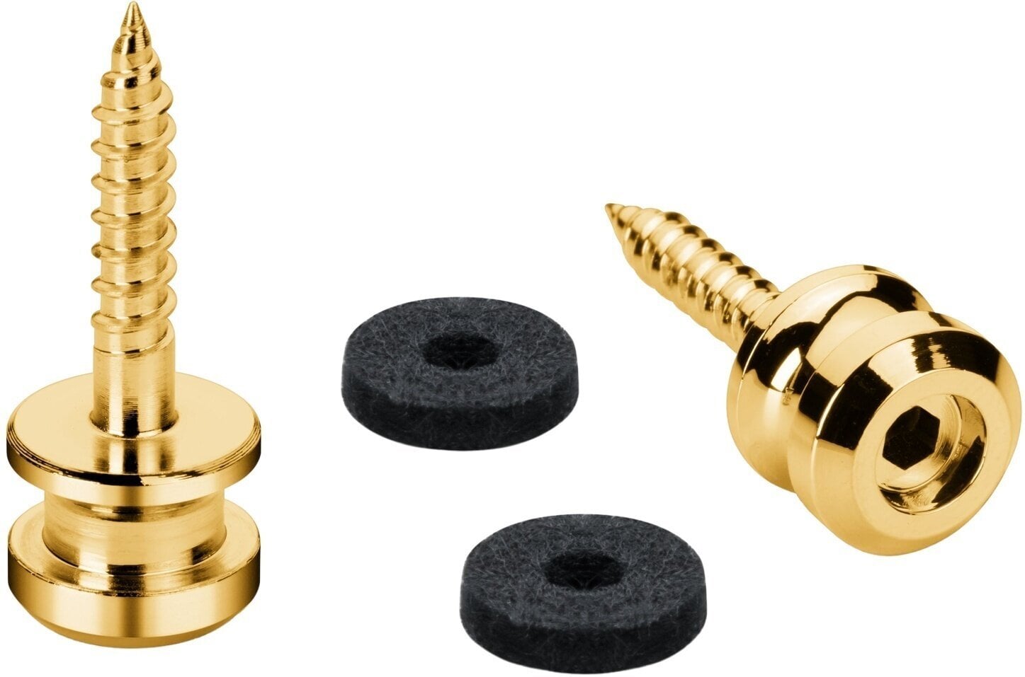 Strap Lock Schaller Button S-Lock L Gold Strap Lock