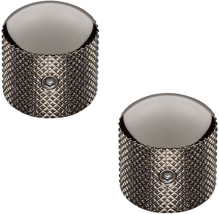 Perilla de control Schaller Dome knob 6 mm Ruthenium Perilla de control