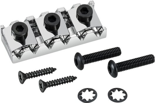 String Nut Schaller R3 Locking Nut Right 10 Chrome String Nut - 1