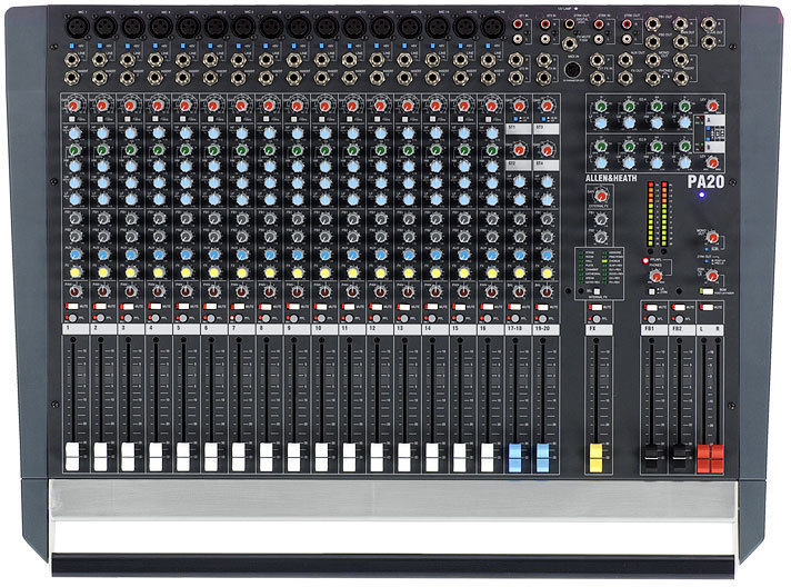 Mixing Desk Allen & Heath PA20 20-Channel Stereo Mixer