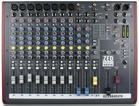 Table de mixage analogique Allen & Heath ZED60-14FX - 1