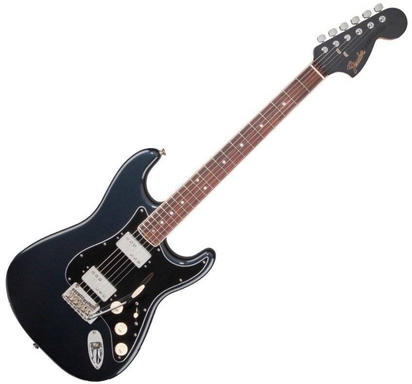 Elektriska gitarrer Fender Classic Player Strat HH, Bound RW, Dark Mercedes Blue
