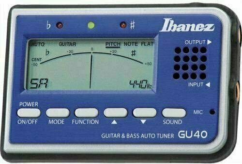 Afinador electrónico Ibanez GU40-BL - 1
