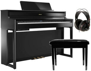 Roland HP 704 Polished Ebony SET