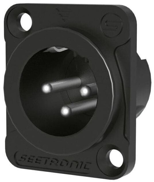 XLR-Stecker Seetronic MJ3F2C-B XLR-Stecker