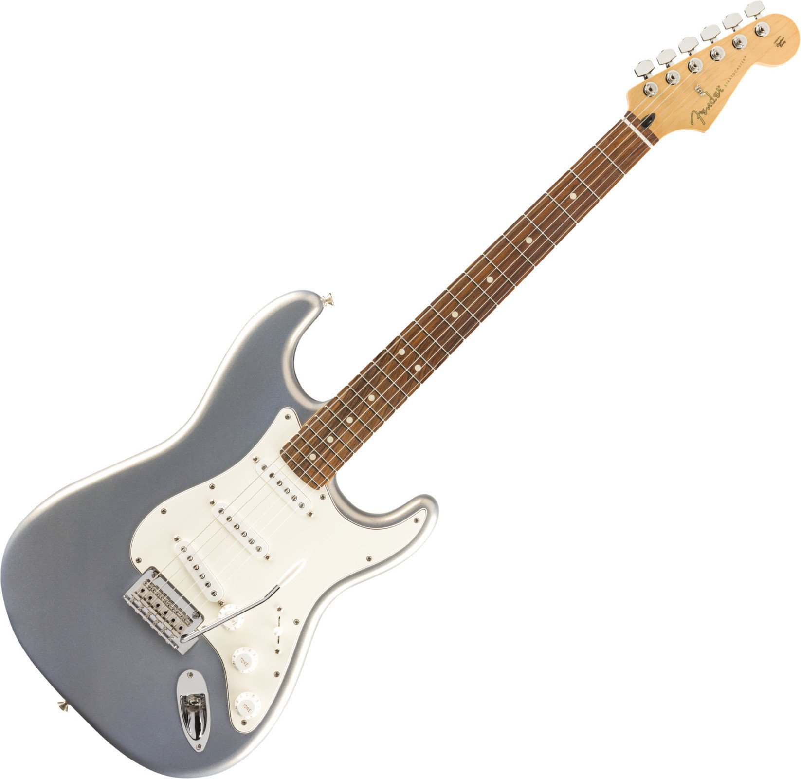Elektriska gitarrer Fender Player Series Stratocaster PF Silver