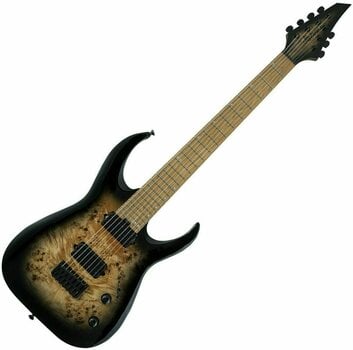 7-string Electric Guitar Jackson Pro Series Misha Mansoor Juggernaut 7 Black - 1