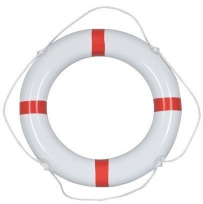 Záchranný prostriedok pre loď Talamex Lifebuoys PVC White/Red