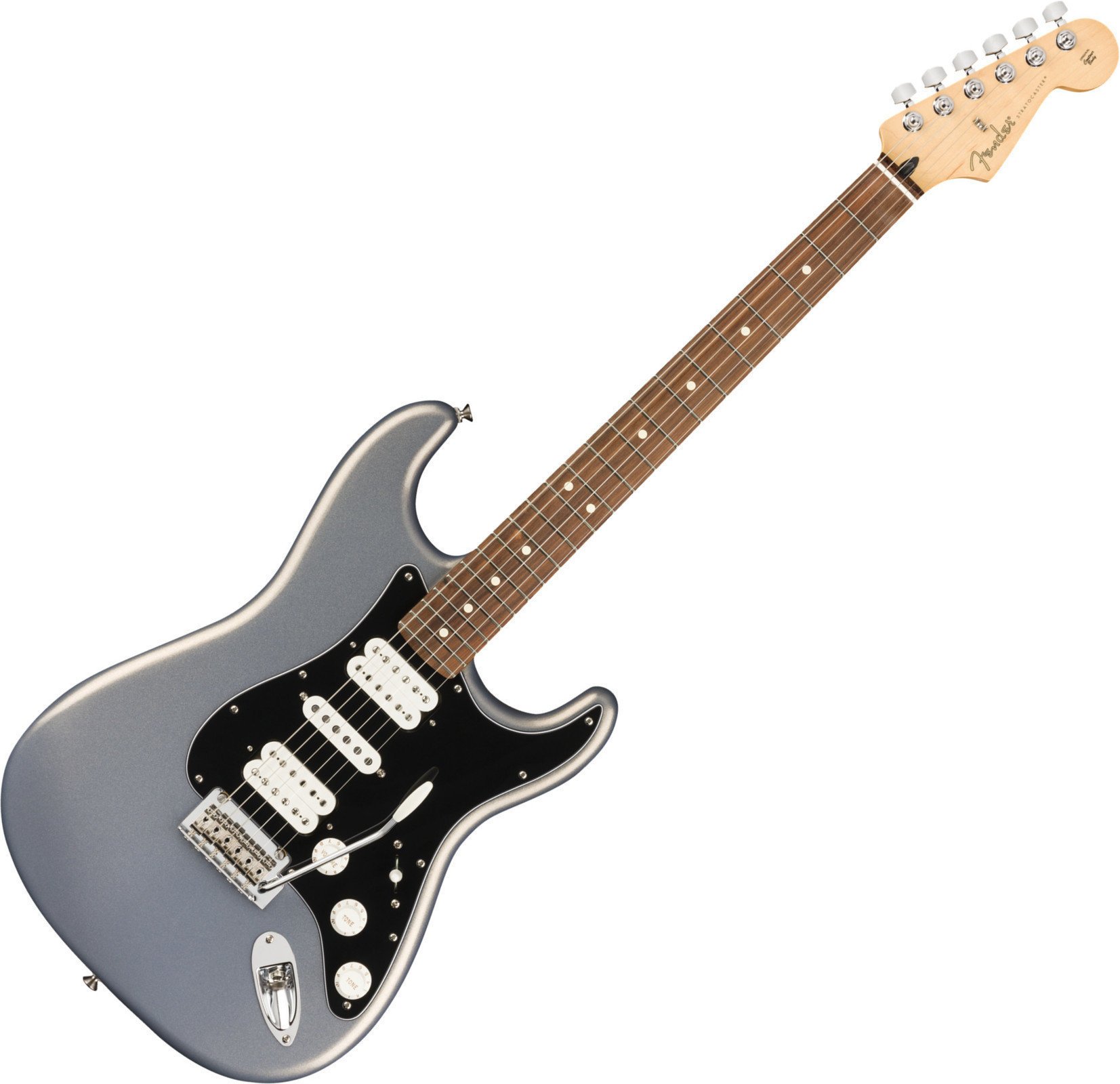 Guitarra eléctrica Fender Player Series Stratocaster HSH PF Silver