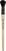 Guldbelægning Giusto Manetti Battiloro 2ZBOMBST6 Brush N 6 (Ø 12,2 mm)