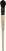 Guldbelægning Giusto Manetti Battiloro 2ZBOMBST10 Brush N 10 (Ø 16,6 mm)