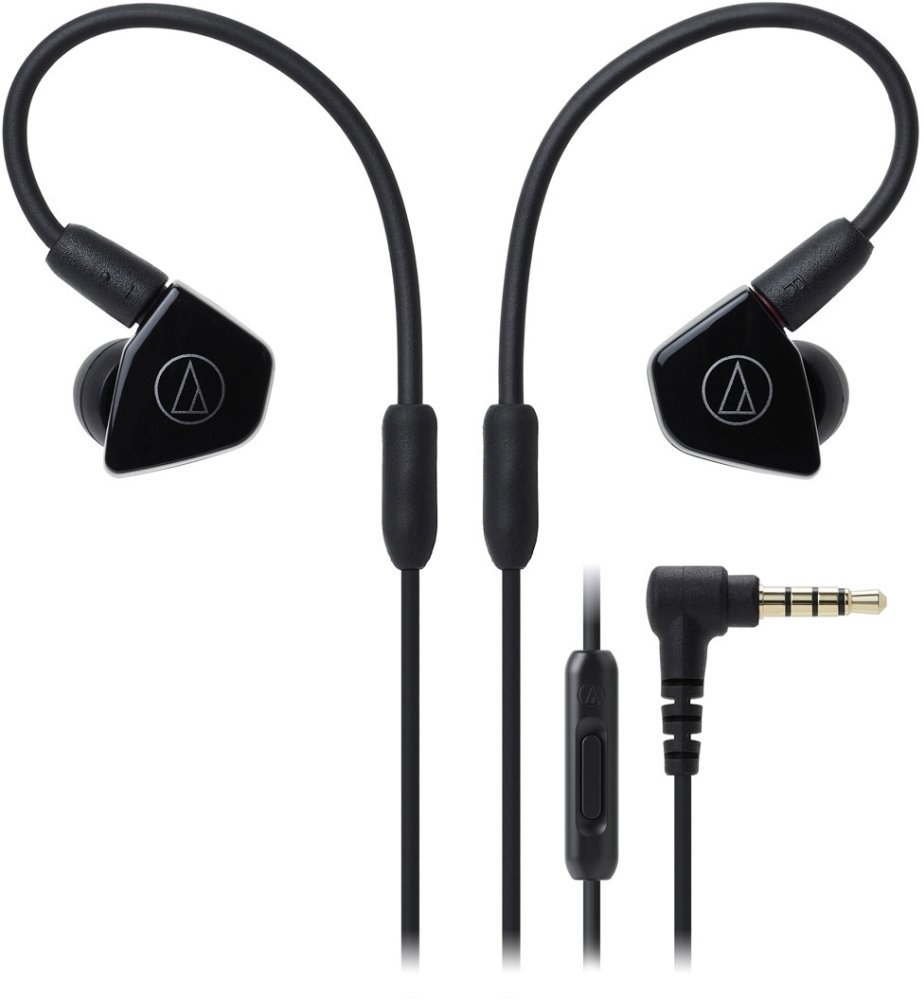 Ear Loop -kuulokkeet Audio-Technica ATH-LS50iS Musta