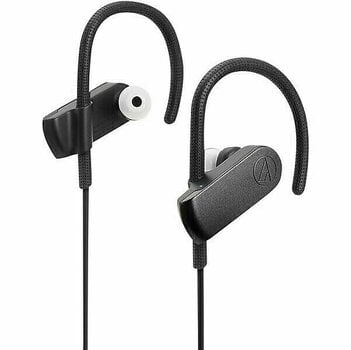Vezeték nélküli fejhallgató fülhurkot Audio-Technica ATH-SPORT70BT Fekete - 1
