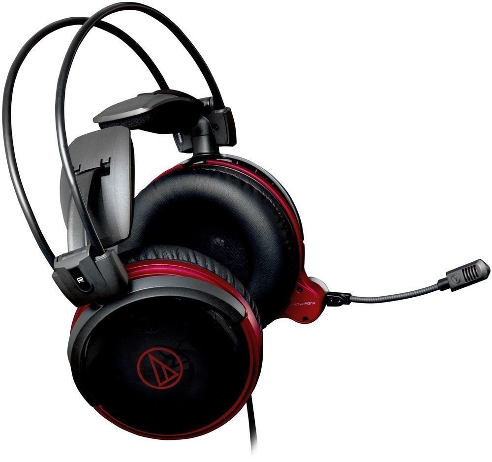PC-kuulokkeet Audio-Technica ATH-AG1X Musta-Punainen PC-kuulokkeet