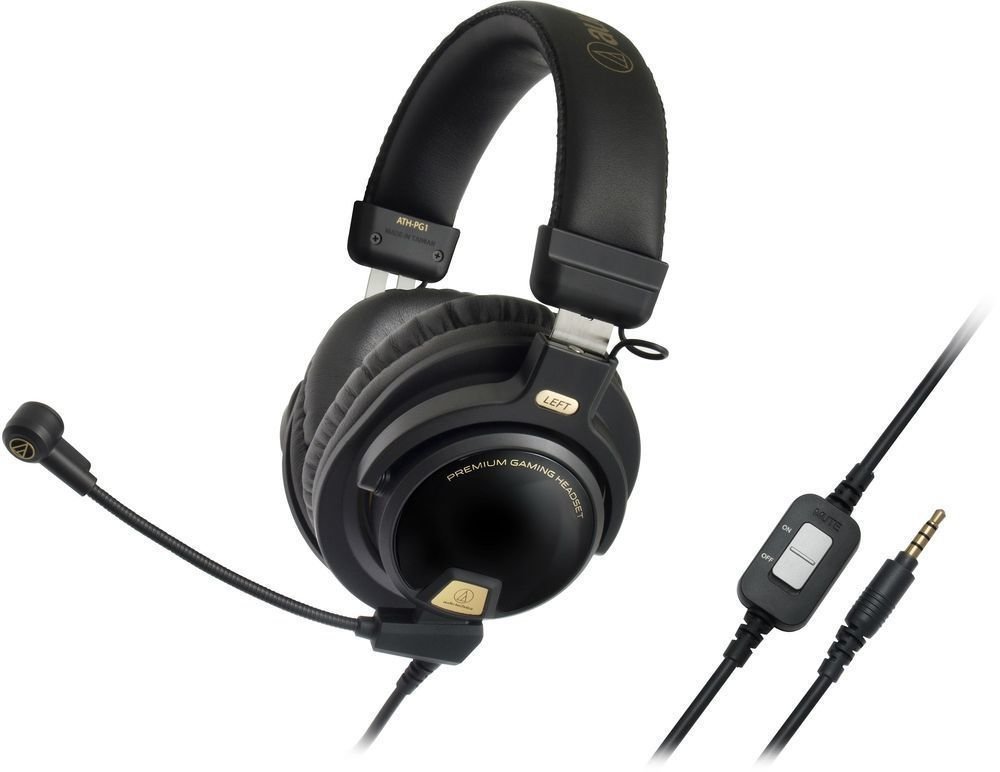 PC-kuulokkeet Audio-Technica ATH-PG1 Musta PC-kuulokkeet