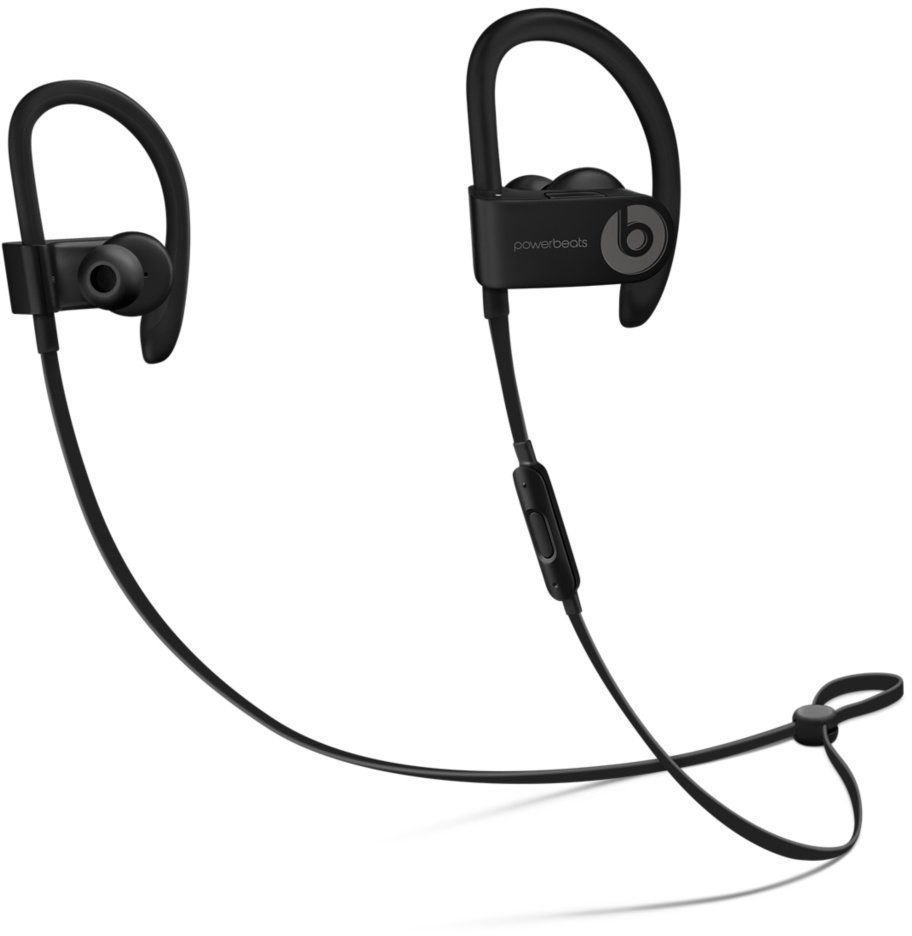 Bezdrátová sluchátka za uši Beats Powerbeats3 Wireless Černá