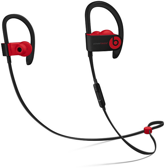 Bezdrátová sluchátka za uši Beats Powerbeats3 Wireless Černá-Červená