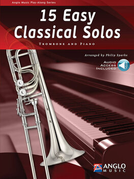 Noty Anglo Music Press  15 Easy Classical Solos Trombone and Piano Noty - 1