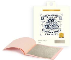 Kultapinnoitus Giusto Manetti Battiloro 2OUFSGAB25 Gold Leaf for Glass White 12 kt 86 x 86 mm 16 g Loose 25 Leaves