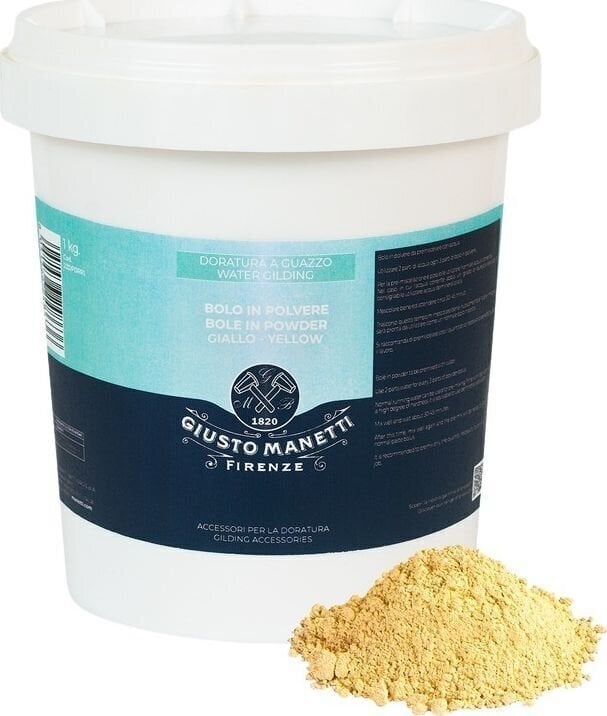 Banhado a ouro Giusto Manetti Battiloro 2ZDPDRG500 Powder Bole 0,5 kg Yellow