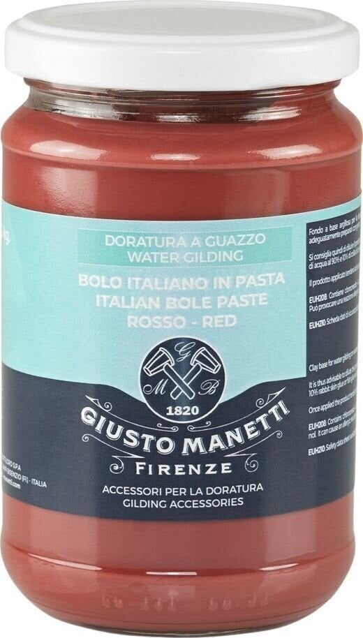 Kultapinnoitus Giusto Manetti Battiloro 2ZDP8R300 Italian Bole 0,3 kg Red