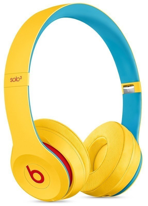 Bezdrátová sluchátka na uši Beats Solo3 Club Yellow