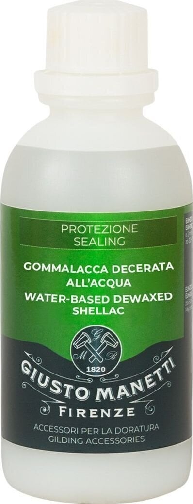 Banhado a ouro Giusto Manetti Battiloro 2ZGLACDEC125 Dewaxed Shellac in Solution 125 ml