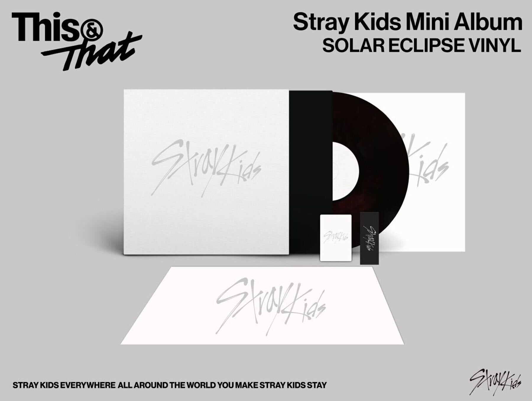 Vinyylilevy Stray Kids - This & That (Solar Eclipse Vinyl Version) (LP)