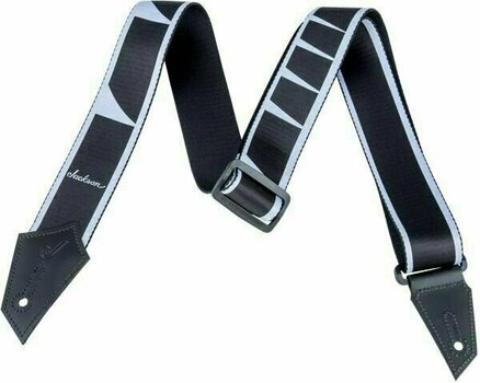 Textile guitar strap Jackson Strap Inlay Black/White - 1